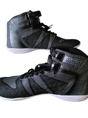 NFINITY Men's Black and Gray High-Top Training Sneakers